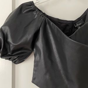 ✨NWT✨ faux leather top